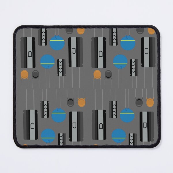 Item preview, Electronic components collage designed and sold by EngineersArt.