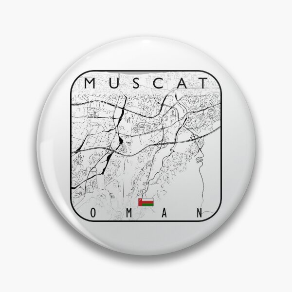 Item preview, MUSCAT MAP OMAN designed and sold by hatimelhag.