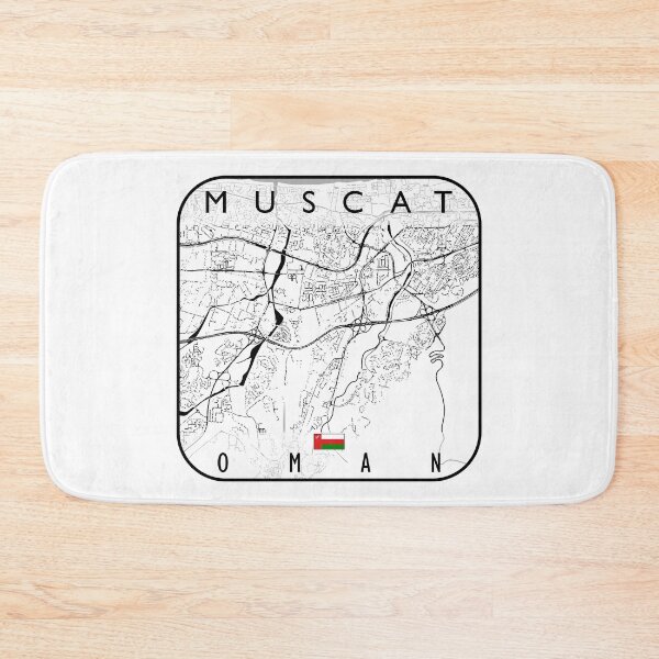 Item preview, MUSCAT MAP OMAN designed and sold by hatimelhag.