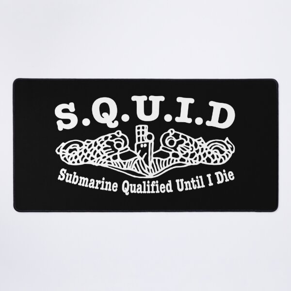 Item preview, SQUID Naval Submarine Sailor Wht designed and sold by MadMando.