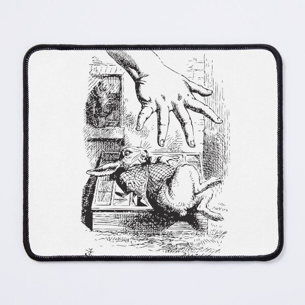 Item preview, Giant Alice reaches for the White Rabbit designed and sold by Marilyn Ratnadevi Evans.