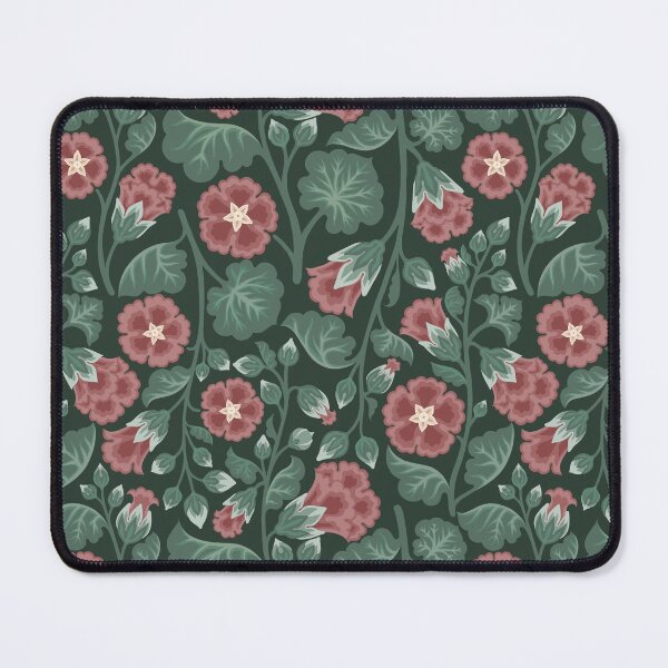 Item preview, Pink Hollyhocks Flowers  designed and sold by Fabrr.design.
