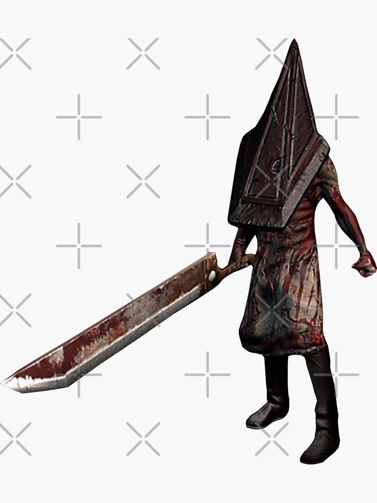 Pyramid Head (Red Pyramid Thing) Sticker for Sale by Design-By-Dan