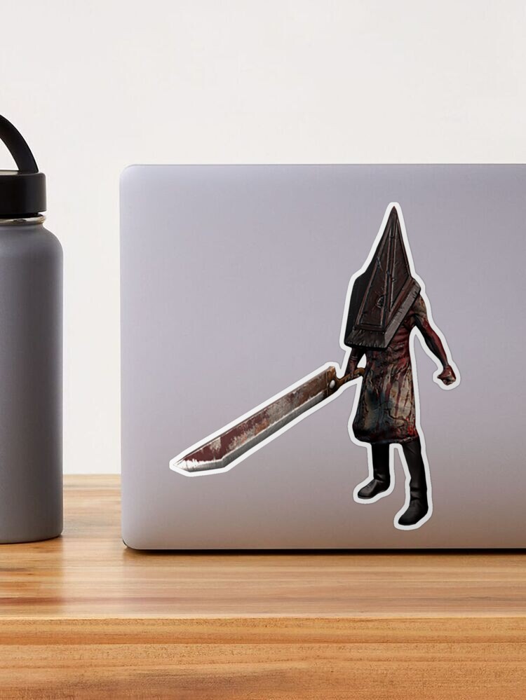 Pyramid Head (Red Pyramid Thing) Sticker for Sale by Design-By-Dan