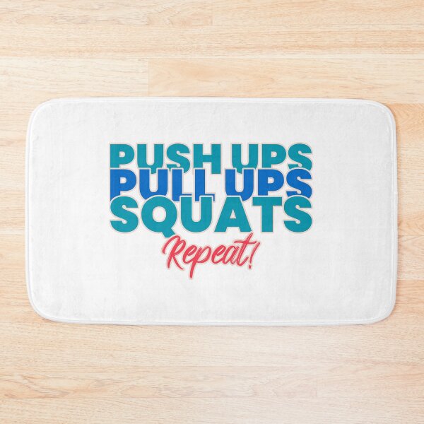 Item preview, Pushups Pullups Squats Repeat  designed and sold by EemWal.