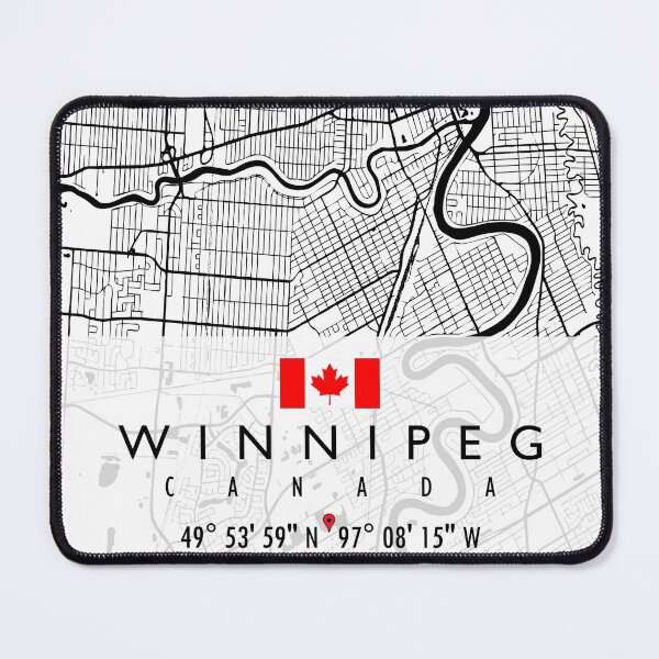 Item preview, WINNIPEG MAP CANADA designed and sold by hatimelhag.