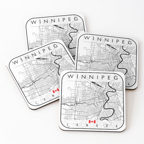 Item preview, WINNIPEG MAP CANADA designed and sold by hatimelhag.