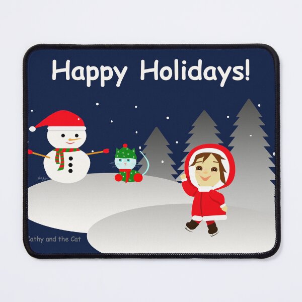 Item preview, Christmas 6 with text and "Cathy and the Cat" designed and sold by Laura Greco.