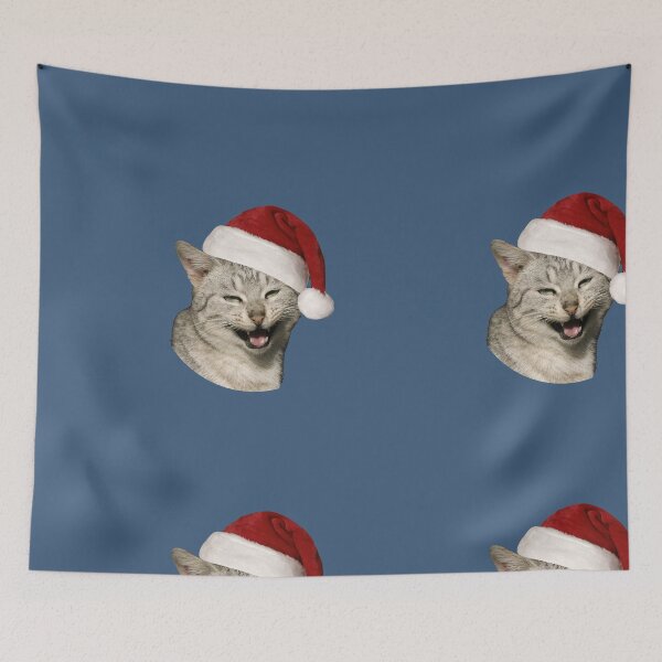 Item preview, Merry Catmas, Meowy Catmas Cat Christmas Tree Xmas Girls Boys Funny Santa designed and sold by DiensDesign.