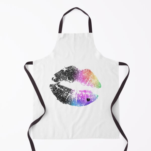 Item preview, Rainbow Black Makeup Lipstick Kiss Mark Love Girl Crazy designed and sold by Jolly-Yosei.