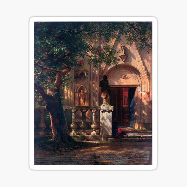 Item preview, Albert Bierstadt Sunlight and Shadow designed and sold by Vintage Designs +.