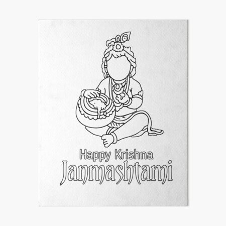 Janmashtami Special Krishna Painting/Janmashtami drawing easy/lord krishna  drawing for beginners - YouTube