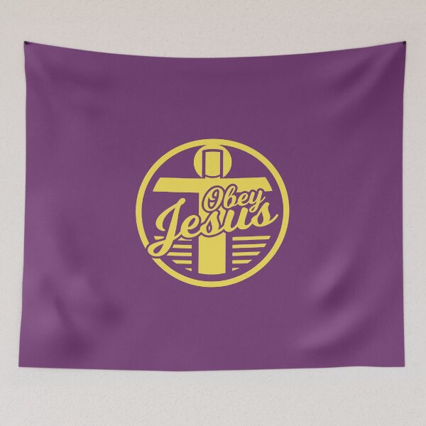 Item preview, Obey Jesus | Gold designed and sold by BoldTigerDesign.