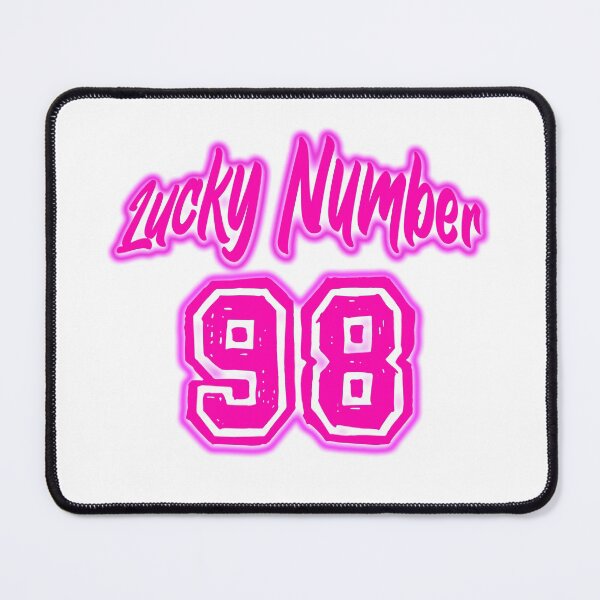 Item preview, Pink Lucky Number 98 designed and sold by swiftjace.
