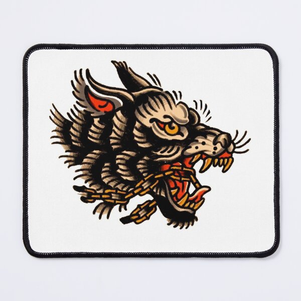 Item preview, Traditional Wolf designed and sold by OldschoolStuff.