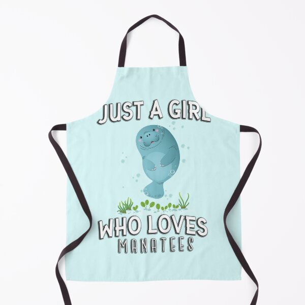 Item preview, Just A Girl Who Loves Manatees designed and sold by PlusPlayStore.
