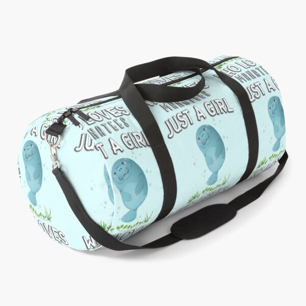Item preview, Just A Girl Who Loves Manatees designed and sold by PlusPlayStore.