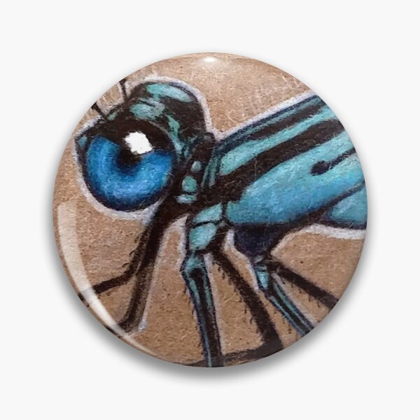 Item preview, Common Blue Damselfly designed and sold by LoisaArt.