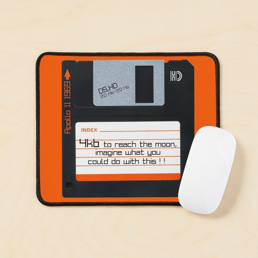 4kb to Reach the Moon Mouse Pad