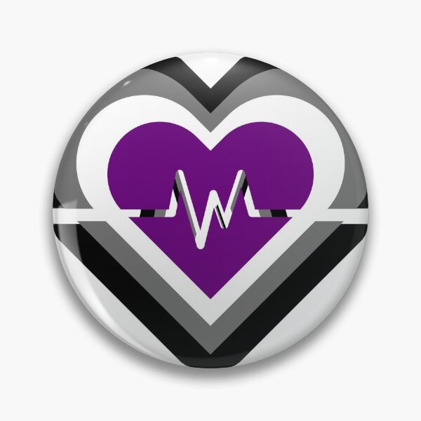 Item preview, Pride Flag Hearts - Asexual designed and sold by thesassypanda.