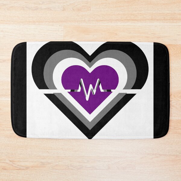 Item preview, Pride Flag Hearts - Asexual designed and sold by thesassypanda.