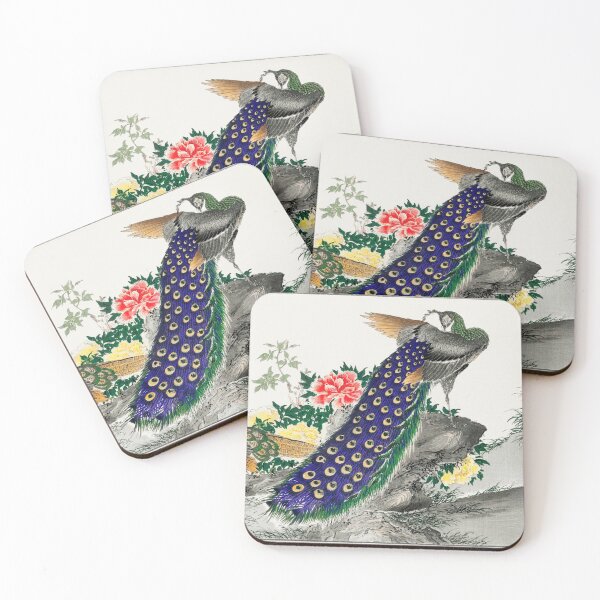Item preview, Peacock and Peony Japanese Artwork designed and sold by antarte99.