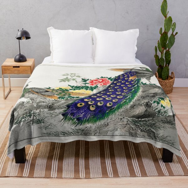 Item preview, Peacock and Peony Japanese Artwork designed and sold by antarte99.