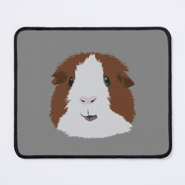 Item preview, Mocha the Brown and White Guinea Pig designed and sold by KCPetPortraits.