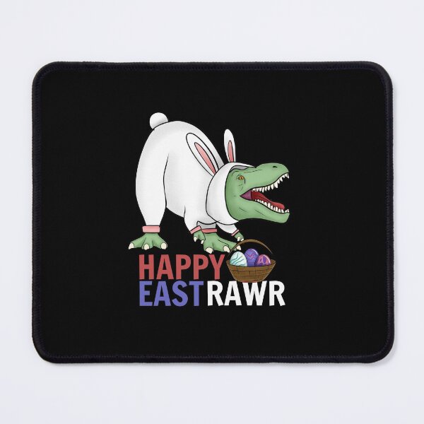 Item preview, Happy eastrawr / t rex in easter bunny costume  designed and sold by portrait4you.