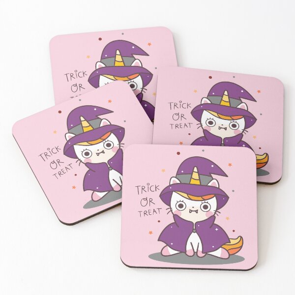 Item preview, Halloween Trick Or Treat Cute Cat Unicorn Dracula Funny Halloween Unicorn  designed and sold by EpicArtz.