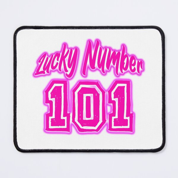 Item preview, Pink Lucky Number 101 designed and sold by swiftjace.