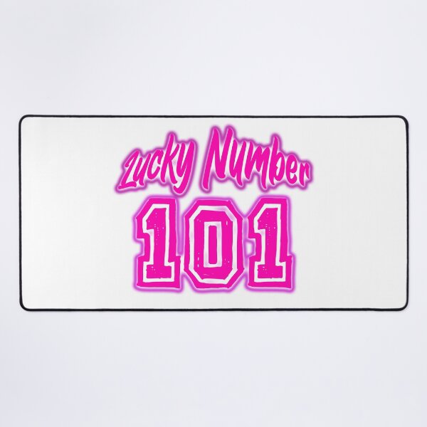 Item preview, Pink Lucky Number 101 designed and sold by swiftjace.