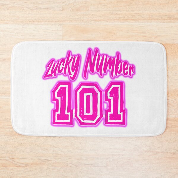 Item preview, Pink Lucky Number 101 designed and sold by swiftjace.