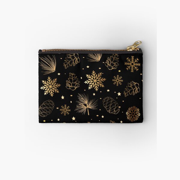 Item preview, Black and Gold Decorative Christmas Pattern designed and sold by Sapphire  Creatives.