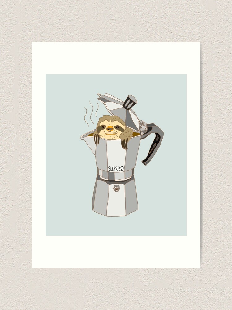 Alternate view of Slopresso Art Print