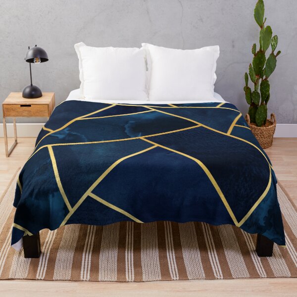 Item preview, Navy & Gold Geo designed and sold by Blue-Banana.