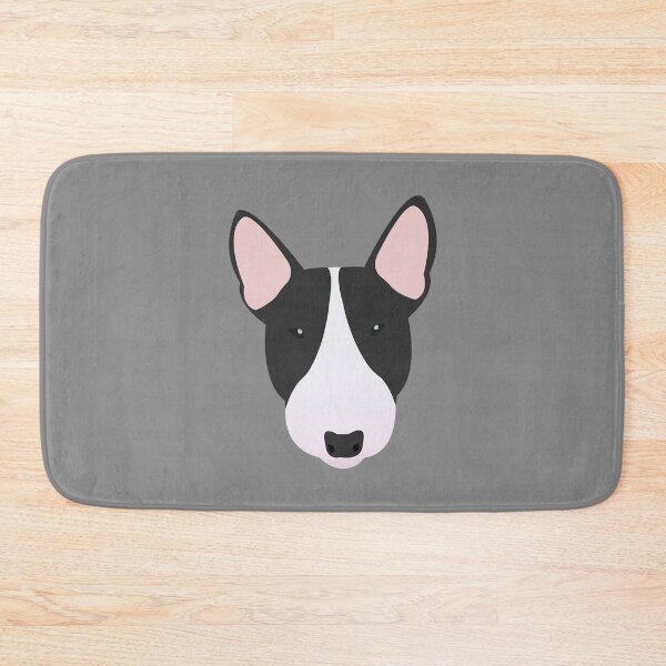 Artikelvorschau, Schwarz-weißer Miniatur-Bullterrier entworfen und verkauft von KCPetPortraits.