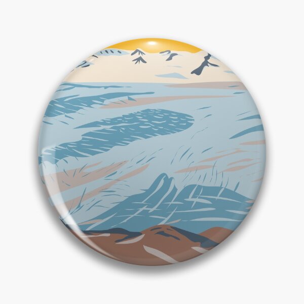 Item preview, Kenai Fjords National Park Harding Icefield Alaska Vintage designed and sold by KrisSidDesigns.