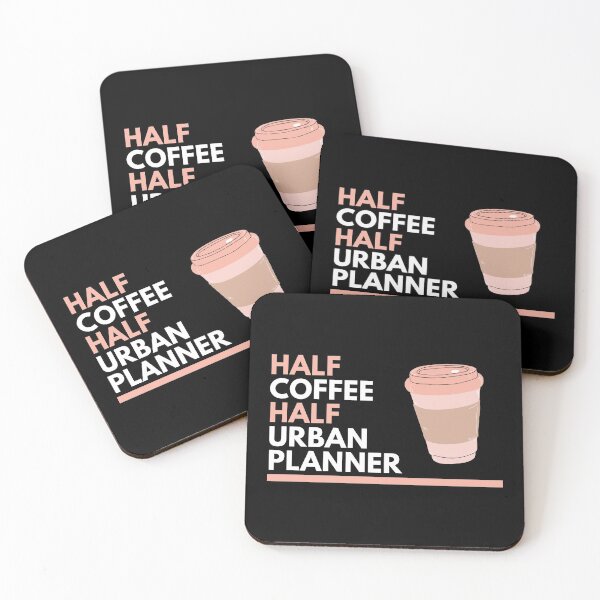 Item preview, Half Coffee Half Urban Planner designed and sold by CJacobsDesigns.