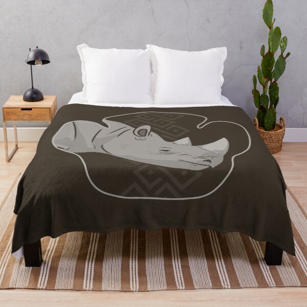 Item preview, Rhino Footprint Portrait - Black Rhino designed and sold by ArtByBreah.