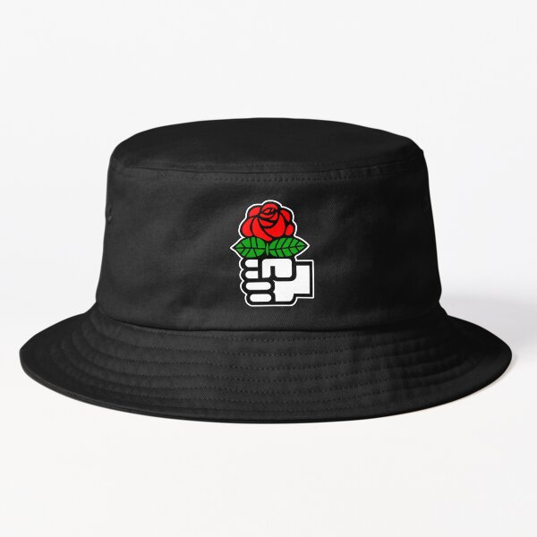 Item preview, Socialist Rose (Black Background) designed and sold by Good-Looking Corpse.