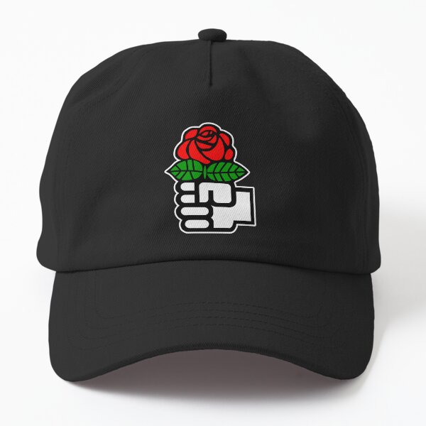 Item preview, Socialist Rose (Black Background) designed and sold by Good-Looking Corpse.