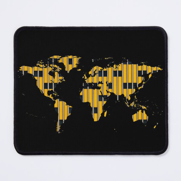 Item preview, World Map Abstract Pattern Background designed and sold by Kiki Art.