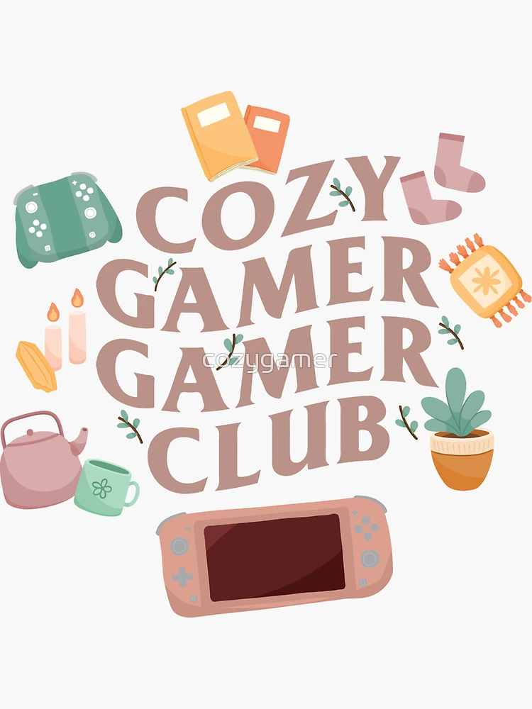 Cozy Gamer Essentials Sticker for Sale by Clefairy Creations