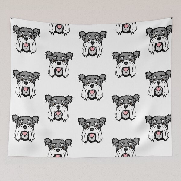 Item preview, Gray and White Schnauzer designed and sold by arisaidesigns.