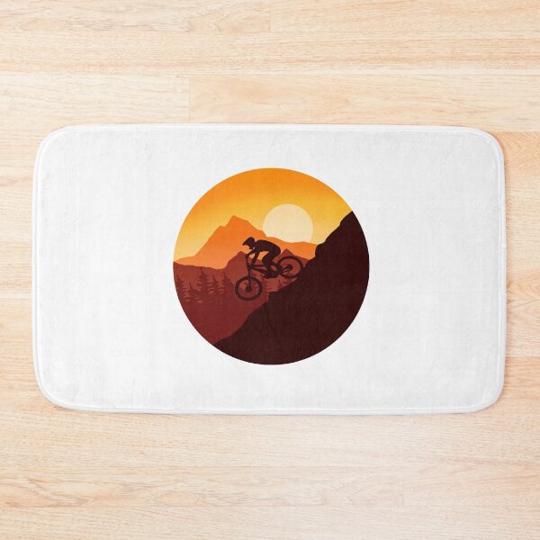 Item preview, mountain biking in nature designed and sold by landscapeworlds.