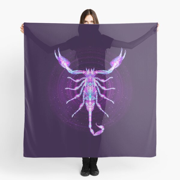Vista previa del artículo con la obra «Escorpio Zodiac Lightburst», diseñado y vendido por ifourdezign.