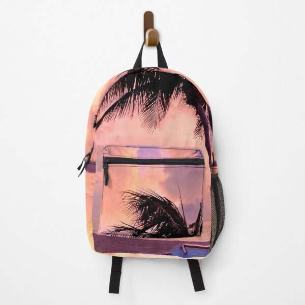 Item preview, Sunset and Palm Trees, Palm Trees, Tropical, Sunset, Beach designed and sold by Magic Love Art Print.