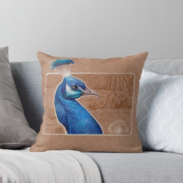 Item preview, Common Blue Peafowl designed and sold by LoisaArt.