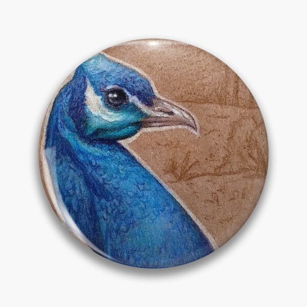 Item preview, Common Blue Peafowl designed and sold by LoisaArt.